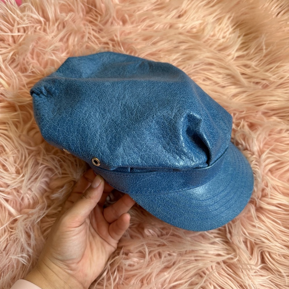 Wilsons Leather Maxima Blue Newsboy Style Hat Small/Medium